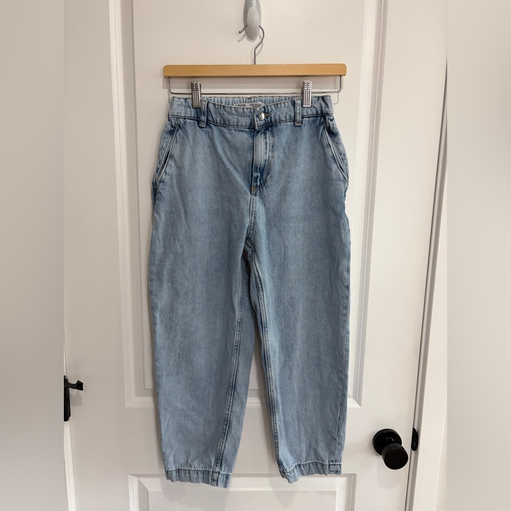 Zara‎ Blue Denim Pants Size 0